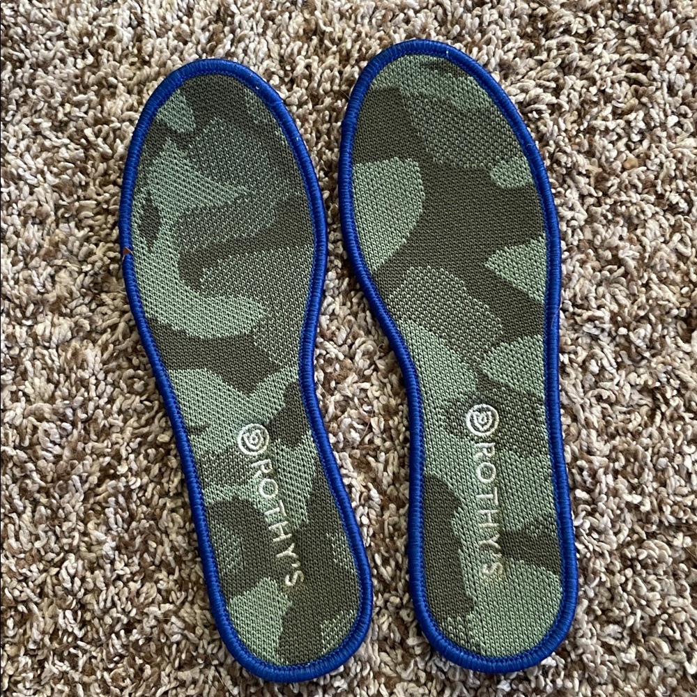 Rothy's The Kids Loafer in Olive Camo - Picture 5 of 6